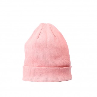 粉紅色百搭針織冷帽